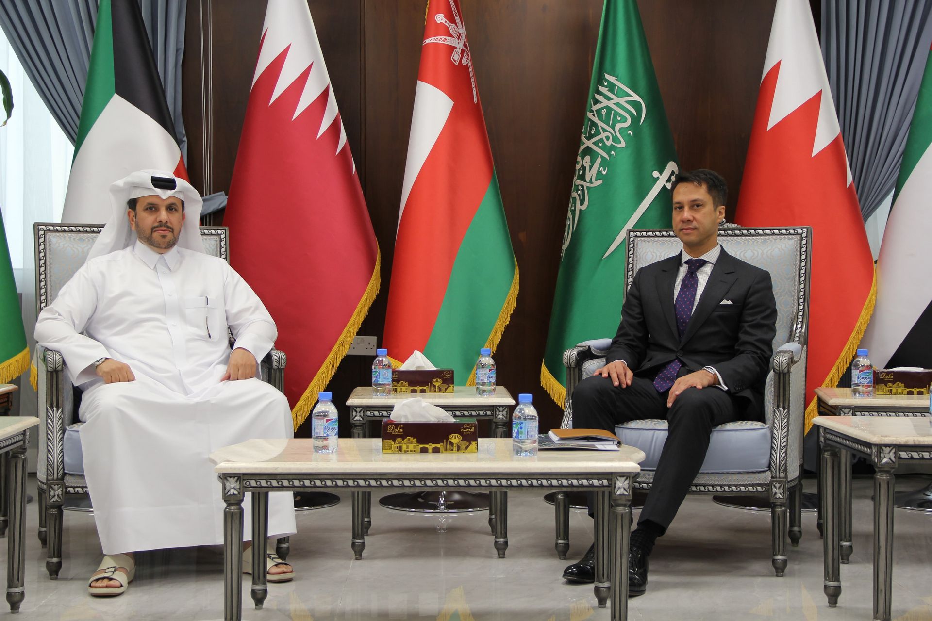 The Director Meets with the Representative of the UNODC Office for Afghanistan